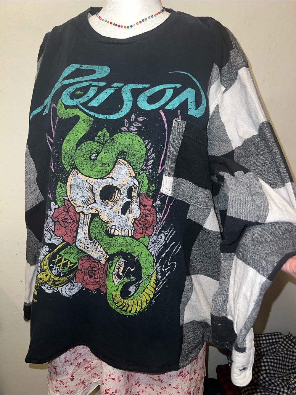 Reworked campfire shirt “poison” and flannel